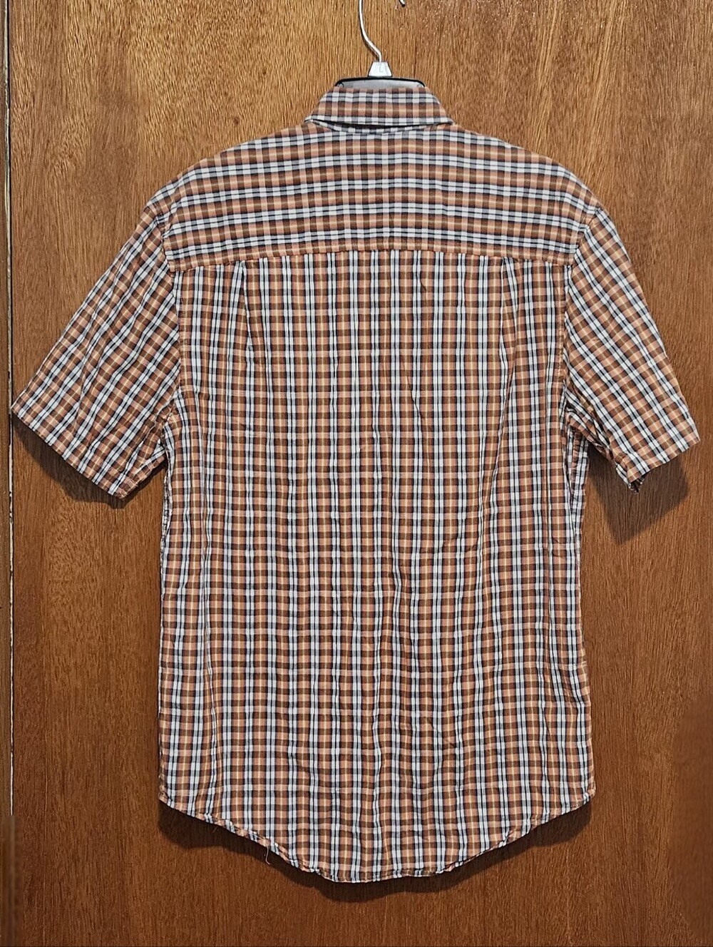 Timberland Men's  Short Sleeve Plaid Button Down Shirt 100% Cotton/size S - Picture 5 of 13